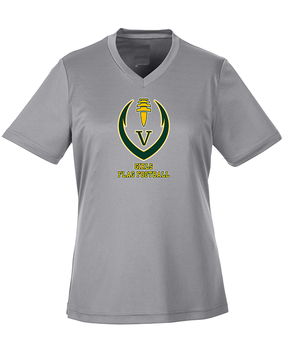 Vanden HS Girls Flag Football Full Football - Womens Performance Shirt
