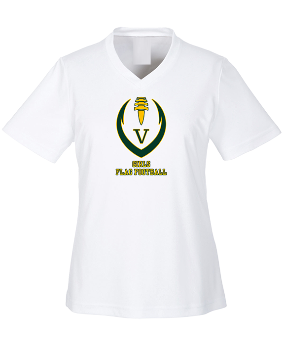 Vanden HS Girls Flag Football Full Football - Womens Performance Shirt