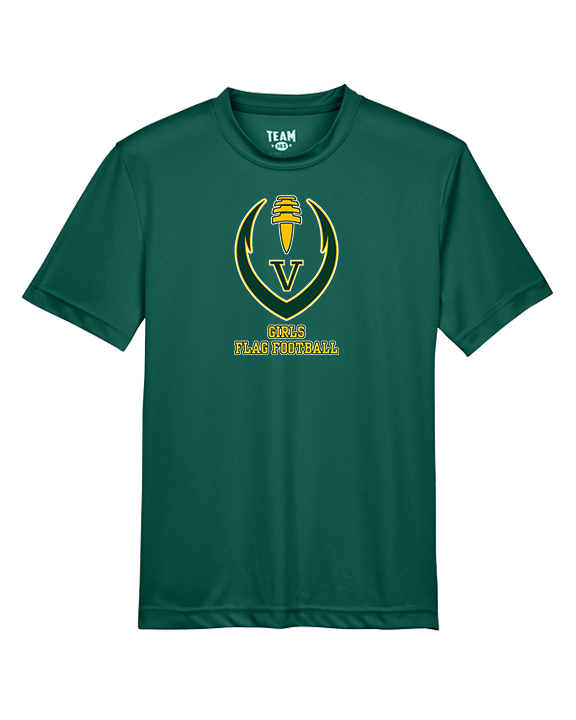 Vanden HS Girls Flag Football Full Football - Youth Performance Shirt