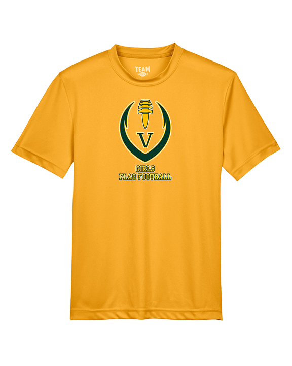 Vanden HS Girls Flag Football Full Football - Youth Performance Shirt
