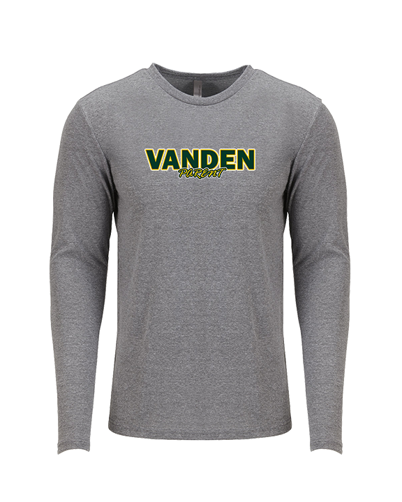 Vanden HS Girls Flag Football Parent - Tri-Blend Long Sleeve