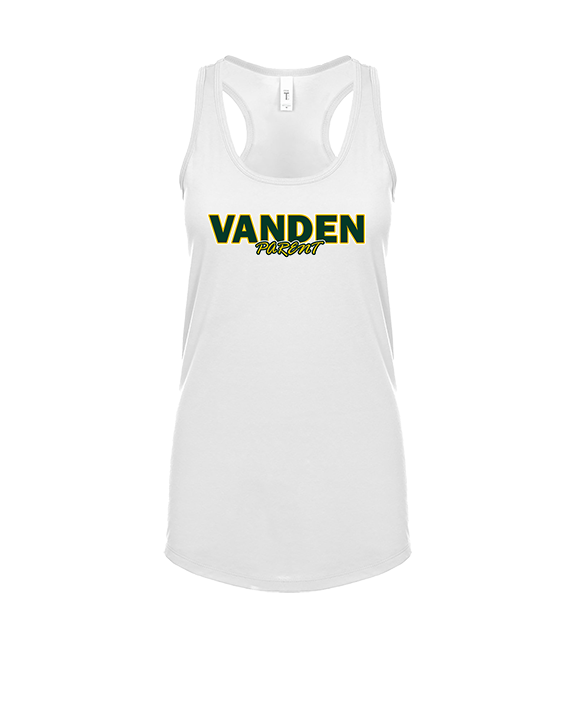 Vanden HS Girls Flag Football Parent - Womens Tank Top