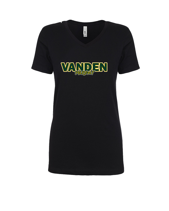 Vanden HS Girls Flag Football Parent - Womens Vneck