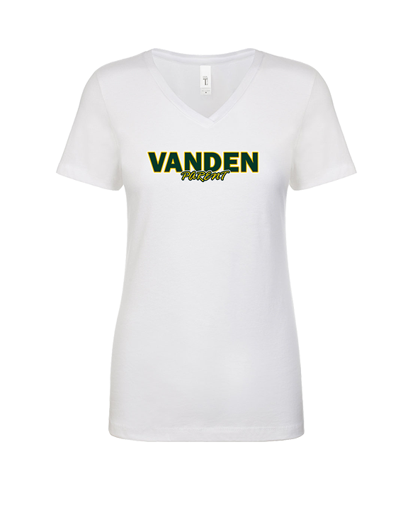 Vanden HS Girls Flag Football Parent - Womens Vneck