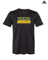 Vanden HS Girls Flag Football Pennant - Mens Adidas Performance Shirt