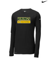 Vanden HS Girls Flag Football Pennant - Mens Nike Longsleeve