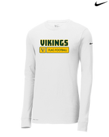 Vanden HS Girls Flag Football Pennant - Mens Nike Longsleeve