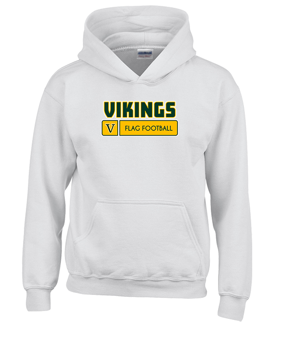 Vanden HS Girls Flag Football Pennant - Unisex Hoodie