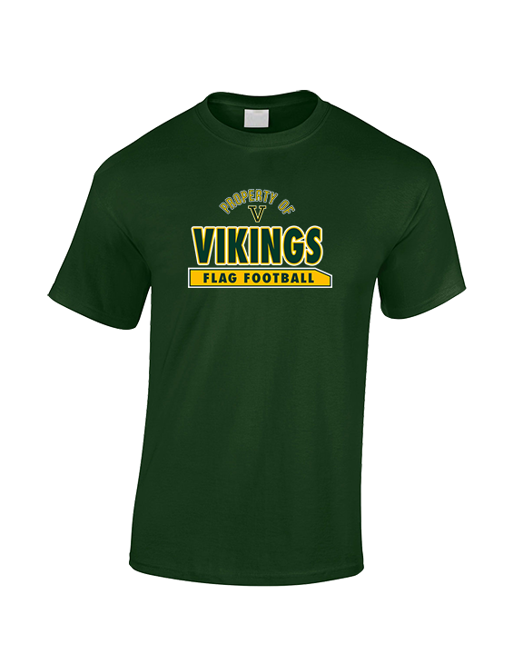 Vanden HS Girls Flag Football Property - Cotton T-Shirt