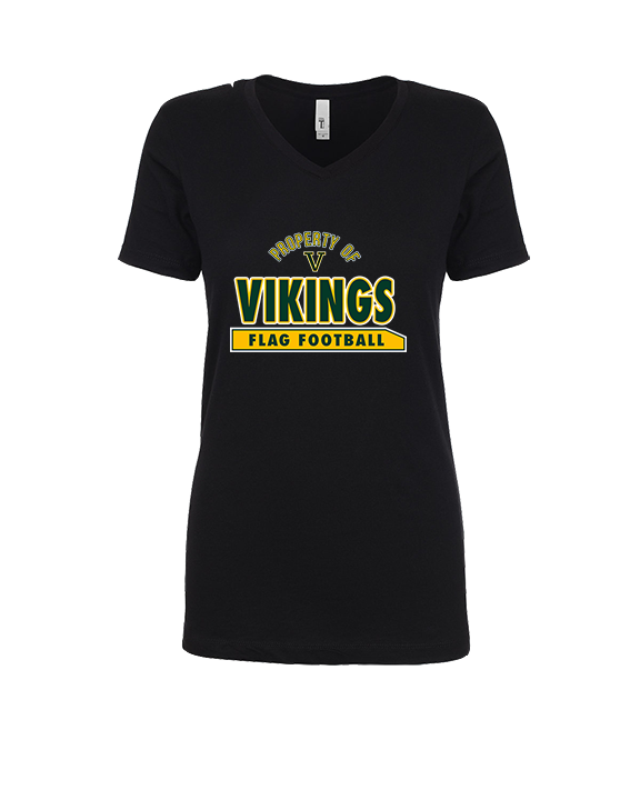 Vanden HS Girls Flag Football Property - Womens Vneck