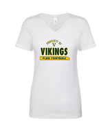 Vanden HS Girls Flag Football Property - Womens Vneck