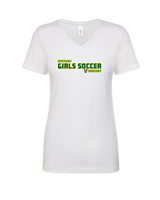 Vanden HS Girls Soccer Bold - Womens Vneck