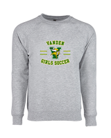 Vanden HS Girls Soccer Curve - Crewneck Sweatshirt