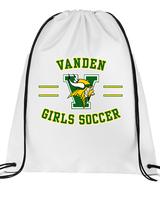 Vanden HS Girls Soccer Curve - Drawstring Bag