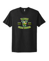 Vanden HS Girls Soccer Curve - Mens Select Cotton T-Shirt