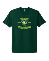 Vanden HS Girls Soccer Curve - Mens Select Cotton T-Shirt
