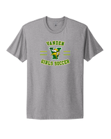 Vanden HS Girls Soccer Curve - Mens Select Cotton T-Shirt