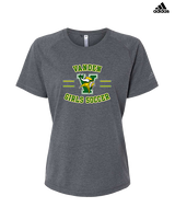 Vanden HS Girls Soccer Curve - Womens Adidas Performance Shirt