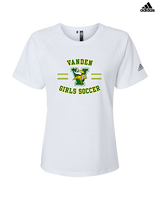 Vanden HS Girls Soccer Curve - Womens Adidas Performance Shirt