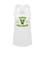 Vanden HS Girls Soccer Curve - Womens Tank Top