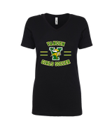 Vanden HS Girls Soccer Curve - Womens Vneck