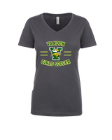 Vanden HS Girls Soccer Curve - Womens Vneck