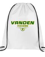 Vanden HS Girls Soccer Design - Drawstring Bag