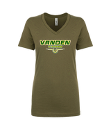 Vanden HS Girls Soccer Design - Womens Vneck