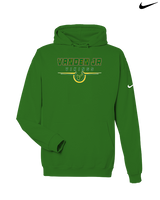 Vanden Jr Vikings Football Design - Nike Club Fleece Hoodie