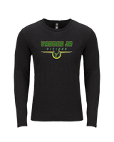 Vanden Jr Vikings Football Design - Tri-Blend Long Sleeve
