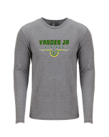 Vanden Jr Vikings Football Design - Tri-Blend Long Sleeve