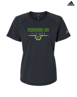 Vanden Jr Vikings Football Design - Womens Adidas Performance Shirt