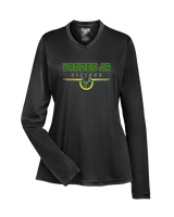 Vanden Jr Vikings Football Design - Womens Performance Longsleeve