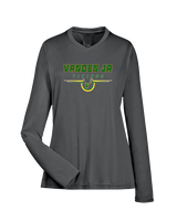 Vanden Jr Vikings Football Design - Womens Performance Longsleeve