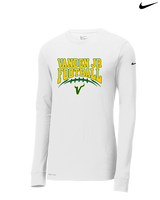Vanden Jr Vikings Football Football - Mens Nike Longsleeve
