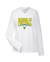 Vanden Jr Vikings Football Football - Womens Performance Longsleeve