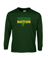 Vanden Jr Vikings Football Nation - Cotton Longsleeve