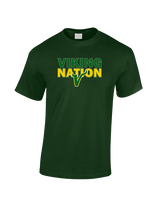 Vanden Jr Vikings Football Nation - Cotton T-Shirt