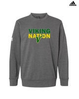 Vanden Jr Vikings Football Nation - Mens Adidas Crewneck