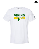 Vanden Jr Vikings Football Nation - Mens Adidas Performance Shirt