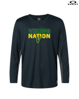 Vanden Jr Vikings Football Nation - Mens Oakley Longsleeve