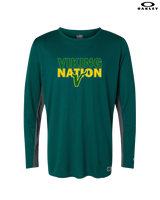 Vanden Jr Vikings Football Nation - Mens Oakley Longsleeve
