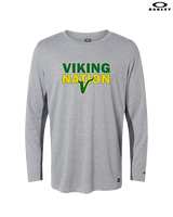 Vanden Jr Vikings Football Nation - Mens Oakley Longsleeve