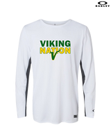 Vanden Jr Vikings Football Nation - Mens Oakley Longsleeve