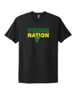 Vanden Jr Vikings Football Nation - Mens Select Cotton T-Shirt