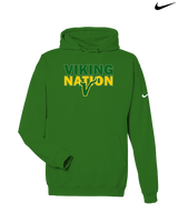 Vanden Jr Vikings Football Nation - Nike Club Fleece Hoodie