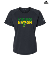 Vanden Jr Vikings Football Nation - Womens Adidas Performance Shirt