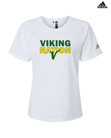 Vanden Jr Vikings Football Nation - Womens Adidas Performance Shirt