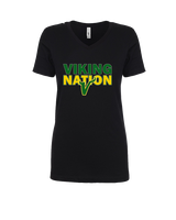 Vanden Jr Vikings Football Nation - Womens Vneck