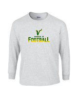 Vanden Jr Vikings Football Splatter - Cotton Longsleeve